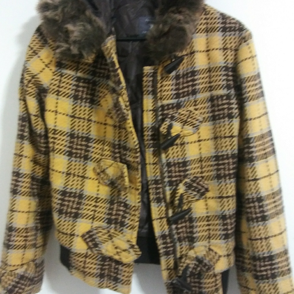 Plaid coat